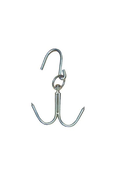 PERİBOİA Double Hook Meat Hanging Hook with Rotating System