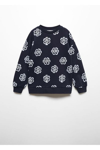 MANGO Kids Hanorac albastru închis pentru copii