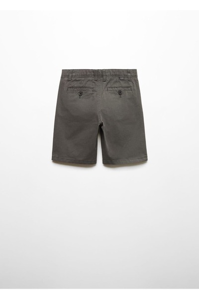 MANGO Kids Dar Kesim Chino Pamuklu Bermuda Şort