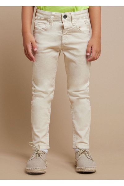 MAYORAL Boy's Slim Fit Tivil Trousers - Stone Color