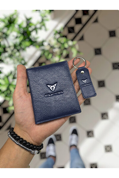 VİSSO Visso 1904  CUPRA Araç Uyumlu VİSSO  Hakiki Deri Araç Ruhsat Kılıfı İsm...