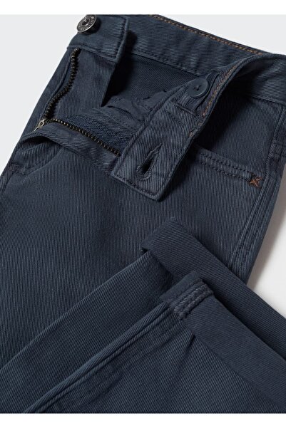 MANGO Kids Düz Flanel Pantolon