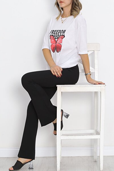 Moka Shopin MokaShopin White T-Shirt - Front and Back Print - 20001.1567.