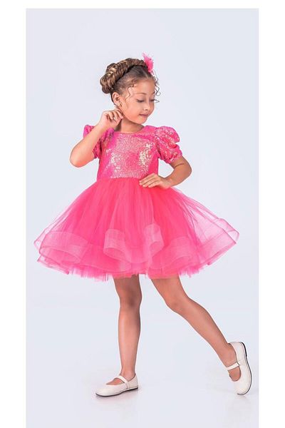 STAR GOGO KİDS Star Gogo Kids Girl's Princess Evening Dress(with Buckle Gift.)