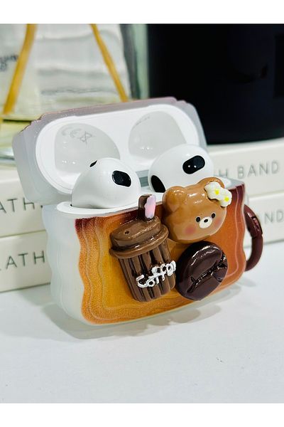 Go Aksesuar Thick Silicone Protective Case with AirPods Pro-Pro2 Compatible Toy Design