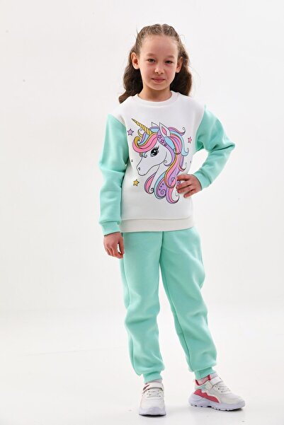 DEVRİMAY TEKSTİL Devojčica, zimski trenerka od 3 niti sa podstavljenim flisom...