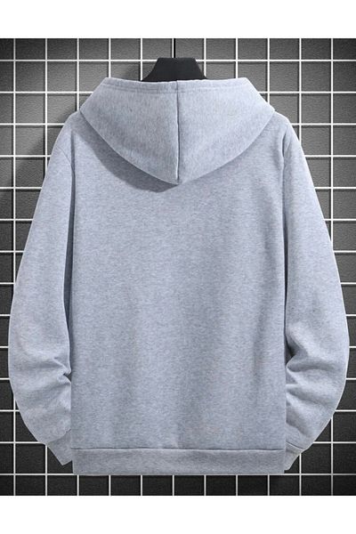 MODARİCH Φούτερ Natural Realm Paris - Γκρι εμπριμέ Oversize Hoodie Hoodie