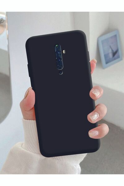 OPPO Reno 2z Kılıf Kamera Korumalı Silikon Rubber Arka Kapak