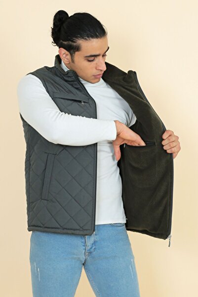 HeviStor Comfortable Cut Men's Vest - Quilted, Fleece, HeviStor