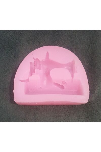 morlalem m Pano Süsü Terzi Dikiş Makinası Magnet Silikon Kalıp K-772, Kokulu Taş Sabun Alçı Mum Kalıbı