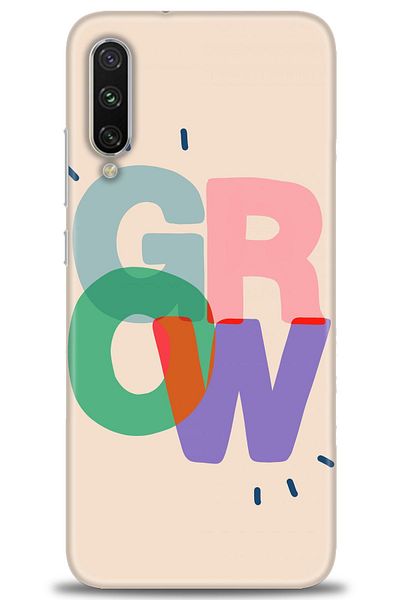 Sitrin Aksesuar حافظة Xiaomi Mi A3 مطبوعة بدقة عالية - Grow