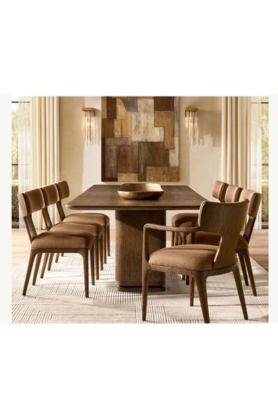Latanwood Elle Ahşap Yemek Masası