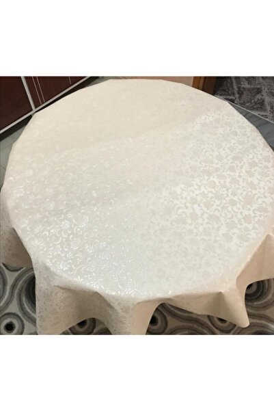 FANTASTIC مفرش طاولة من القماش الزيتي PVC دائري قطر 180 سم