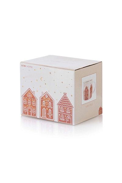 LC Waikiki LCW HOME New Year Themed Porcelain Mug 363 Ml