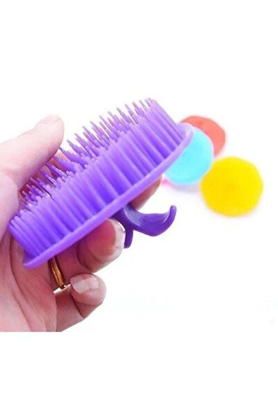 Niva مشط بلاستيكي دائري لخدش الشعر