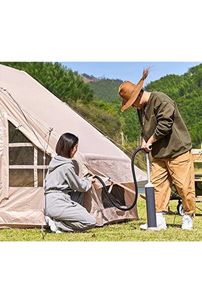 EFSANE KAMP Şişme Kamp Çadırı  3x2 mt  Barlı Pompa 8-10 Kişilik