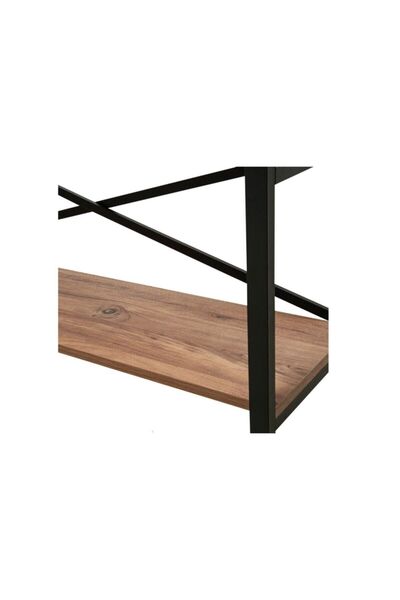 Boss Concept 2 Raflı Televizyon Sehpası Tv Ünitesi Metal Raf Atlantik Çam