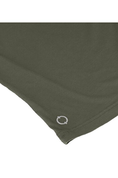 Nors Μπλουζάκι με κανονικό χακί χρώμα με χαλαρό γιακά