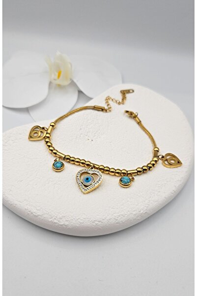 m mavi deniz accesories سوار من الفولاذ المقاوم للصدأ وسوار العين