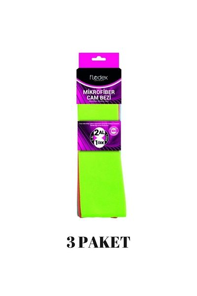Florex Flodex - Microfiber Cleaning Cloth Super Eco 2 Pack - 3 Pack