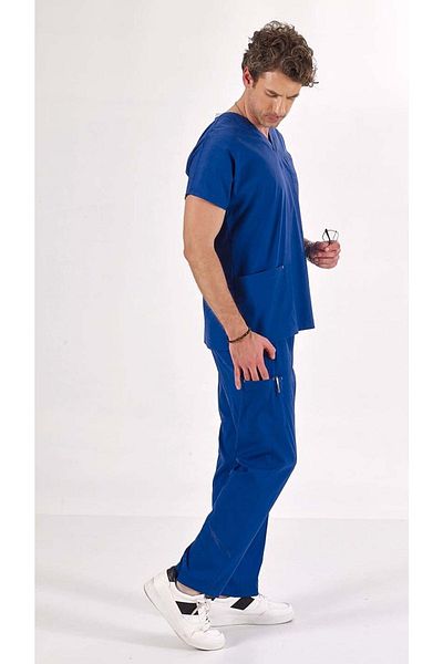 Uçak Medikal Costum chirurgical din Lycra Core-flex de mărime X-Large Indigo Blue