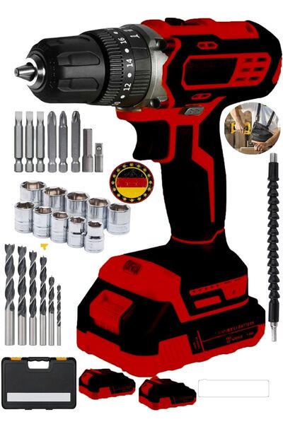 SCHUTZENGER Alman 589rF Çift Akü Titanyum Şanzuman Bakır Sargılı Çift Akülü Ş...
