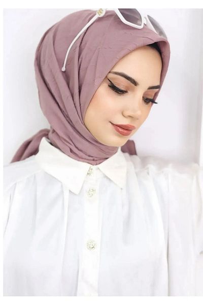 Huzurlu İpek Women's Bamboo Crotch Hijab Scarf