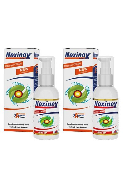 Com Noxinox Cream - 100 Ml Massage Cream, Pack of 2