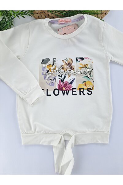 Pançiko Дівчинка - Цифровий квітковий принт, довгі рукави, сезонний боді