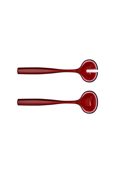 GUZZİNİ Guzzini Dolce Vita Salata Servis Seti 28 cm Kırmızı