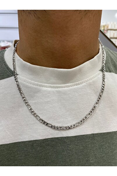 Tabaru Takı Aksesuar Eternity Steel Man - 60 Cm Men's Steel Necklace