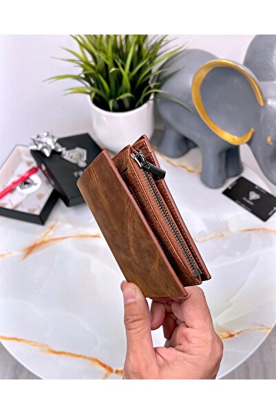 Fil Deri Ultra Elite Genuine Leather Wallet Women Men Use Unisex