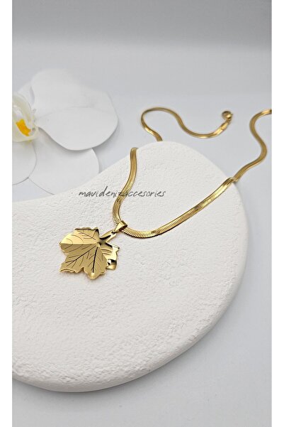 m mavi deniz accesories Çelik kolye italyan zincir kolye çınar kolye paslanma...