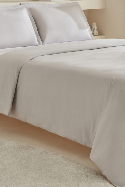 Karaca Home Colecția Lavin White - Set cuvertură de pilota dublă, Stone