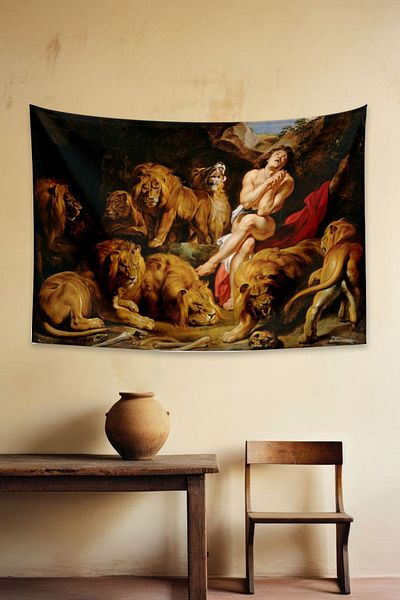Vagonik Rubens Daniel - Covorul de acoperire cu leii în interior