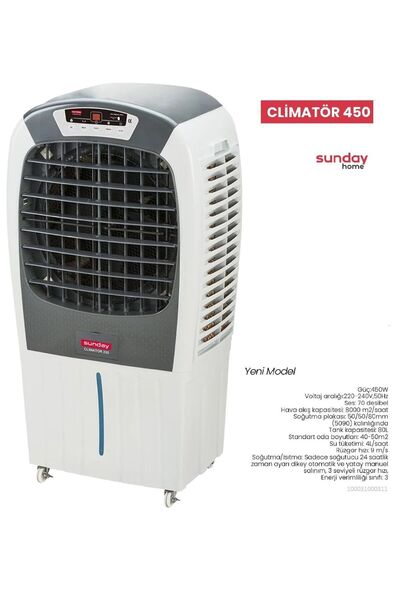 SUNDAY 450 CLİMATÖR SULU KLİMA