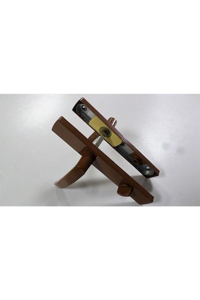 EVA PLAST PVC Plastic - Metal Brown Chopping Door Handle (WC-BANYO) 1 Set