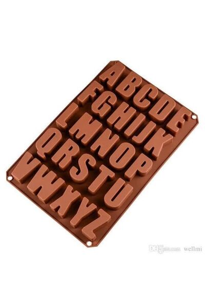 Genel Markalar Epoksi Reçine Dev Harf Alfabe Kalıbı Kokulu Taş Sabun Mum Kalıbı