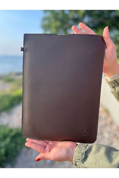 YOUC Design MacBook Pro وAir وغيرها من أجهزة الكمبيوتر المحمول المقاومة للماء - حقيبة كمبيوتر محمول من الجلد الصناعي النباتي مقاس 13 بوصة و14 بوصة و15 بوصة