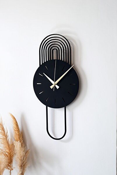 LUPOKRAFT Yeni Bohem Dekoratif Saiph Ahşap Duvar Saati