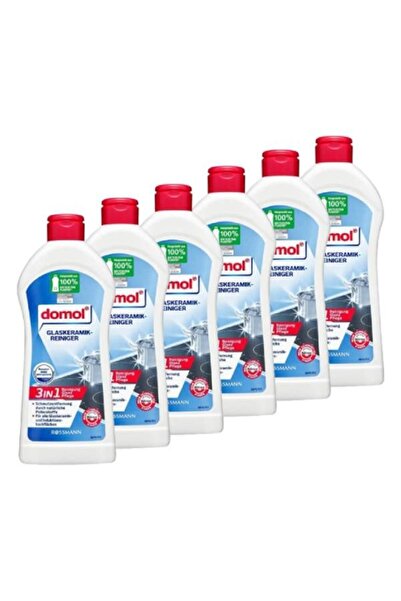 DOMOL Cam ve Seramik Yüzey Temizleyici 300 ml (6 Adet)