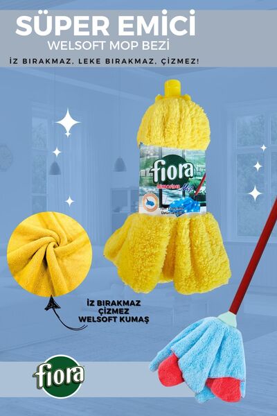 FİORA Süper Emici Welsoft İz ve Leke Bırakmaz Mop Bezi