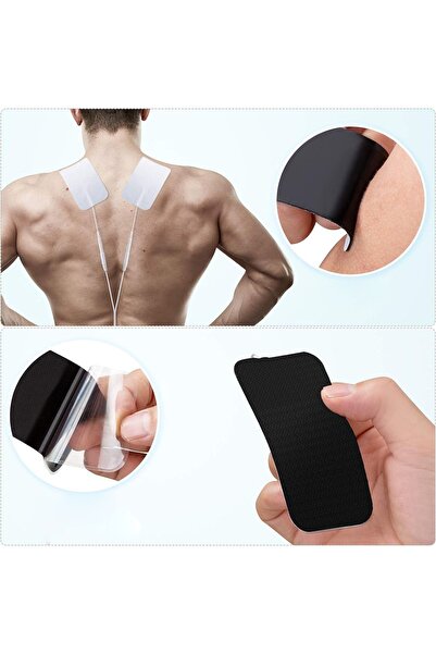 10 Paket, 40 Adet Tens Elektrod Pedi 5x9 cm Extra güçlendirilmiş yapışkanlı Kumaş yüzey