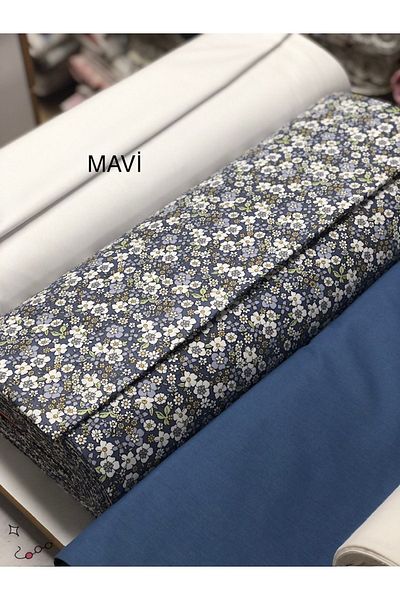 Sefaoğlu tekstil Colorful Poplin Daisies - 100% Cotton Meter Sale