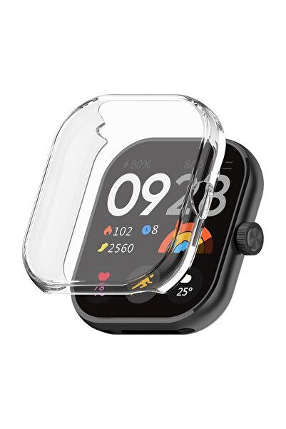 Tagomoon Redmi Watch 4 Uyumlu Kasa ve Ekran Koruyucu 360 Tam Koruma Silikon K...