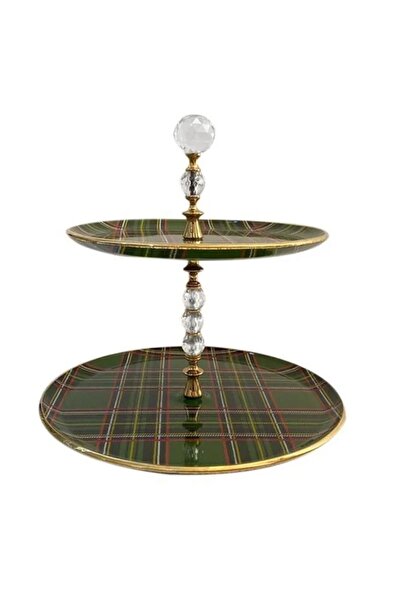 Genel Markalar Ekose Desen Iki Katlı Ev Mutfak Cafe Otel Restaurant Servis Stand Kurabiyelik