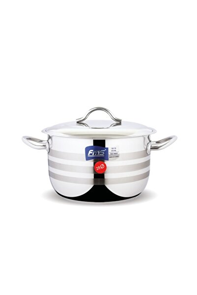FMS 40 Cm Lüks Derin Çelik Tencere | 29 L | 18/10 Paslanmaz | İndüksiyon Taba...