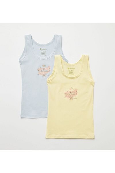 natuline Girl's Queen Swan Lycra 2-Piece Undershirt