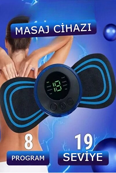 xolo Ovmalı Akımlı Tens Masaj Cihazı 8 Farklı Masaj Seçeneği 19 Yoğunluk Sevi...