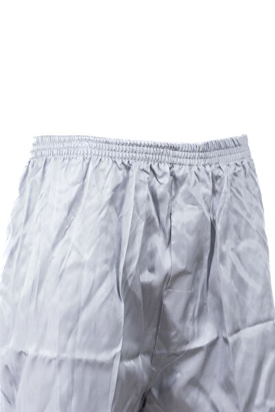 Ottoland Men's Satin Shorts - Solid Color, Elastic Waist, Pocketless Light Fabric